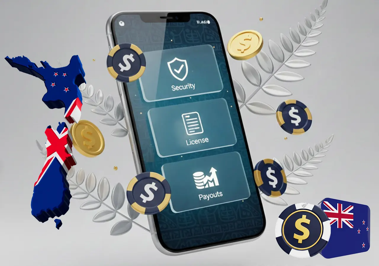 Our expert criteria for choosing the best online pokies casinos in New Zealand based on safety and odds.